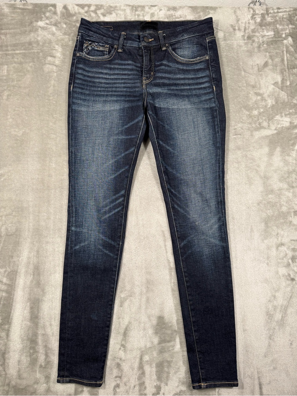 Buckle Black Fit No 53 Skinny Jeans Women’s 29x32 Blue Mid Rise Denim Stretch